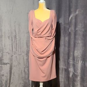 COPY - BETSY & ADAMCape-Sleeve Dress & Face Mask